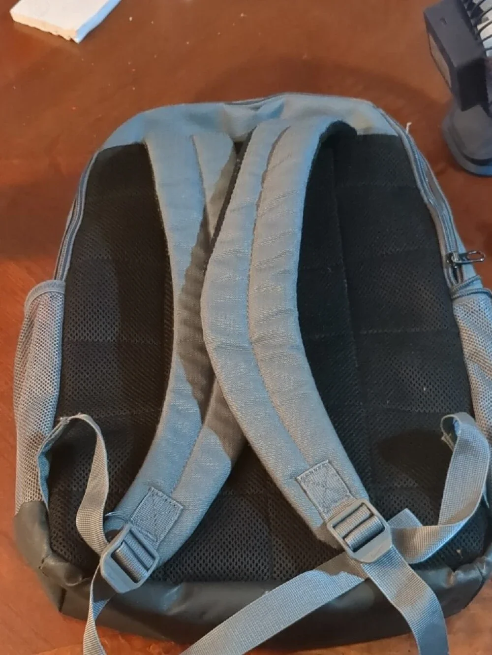Nike Grey and Black Swoosh Everyday Backpack